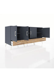 Kronos Konsol 6 Raflı 3 Çekmeceli 4 Kapaklı 176x59x83 - S610M009V18C