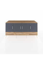 Kronos Konsol 6 Raflı 3 Çekmeceli 4 Kapaklı 176x59x83 - S610M009V27C