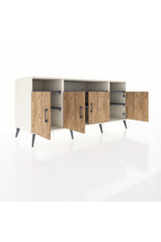 Kronos Konsol 6 Raflı 4 Kapaklı 176x59x83 - S610M010V02C