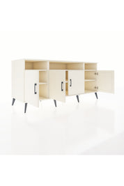 Kronos Konsol 6 Raflı 4 Kapaklı 176x59x83 - S610M010V04C