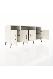 Kronos Konsol 6 Raflı 4 Kapaklı 176x59x83 - S610M010V05C