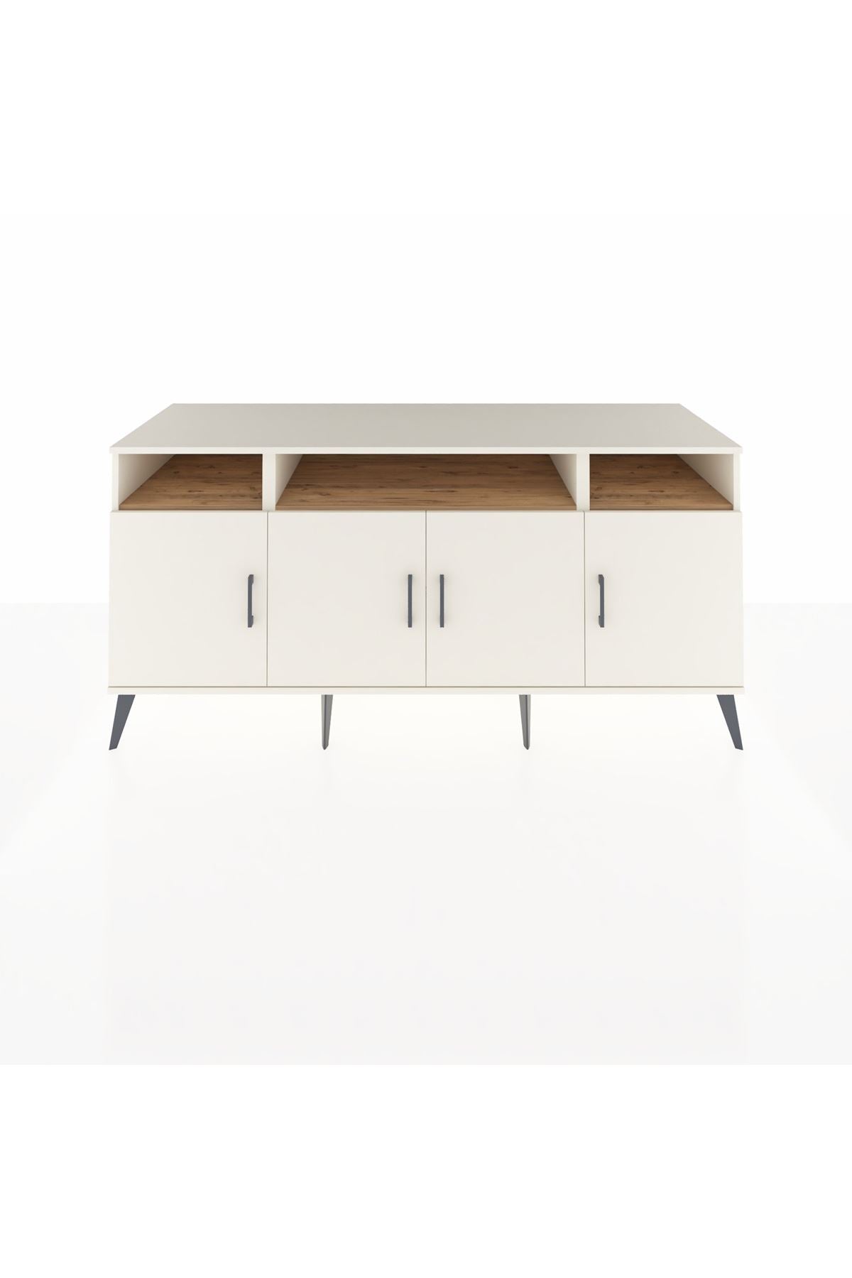 Kronos Konsol 6 Raflı 4 Kapaklı 176x59x83 - S610M010V06C