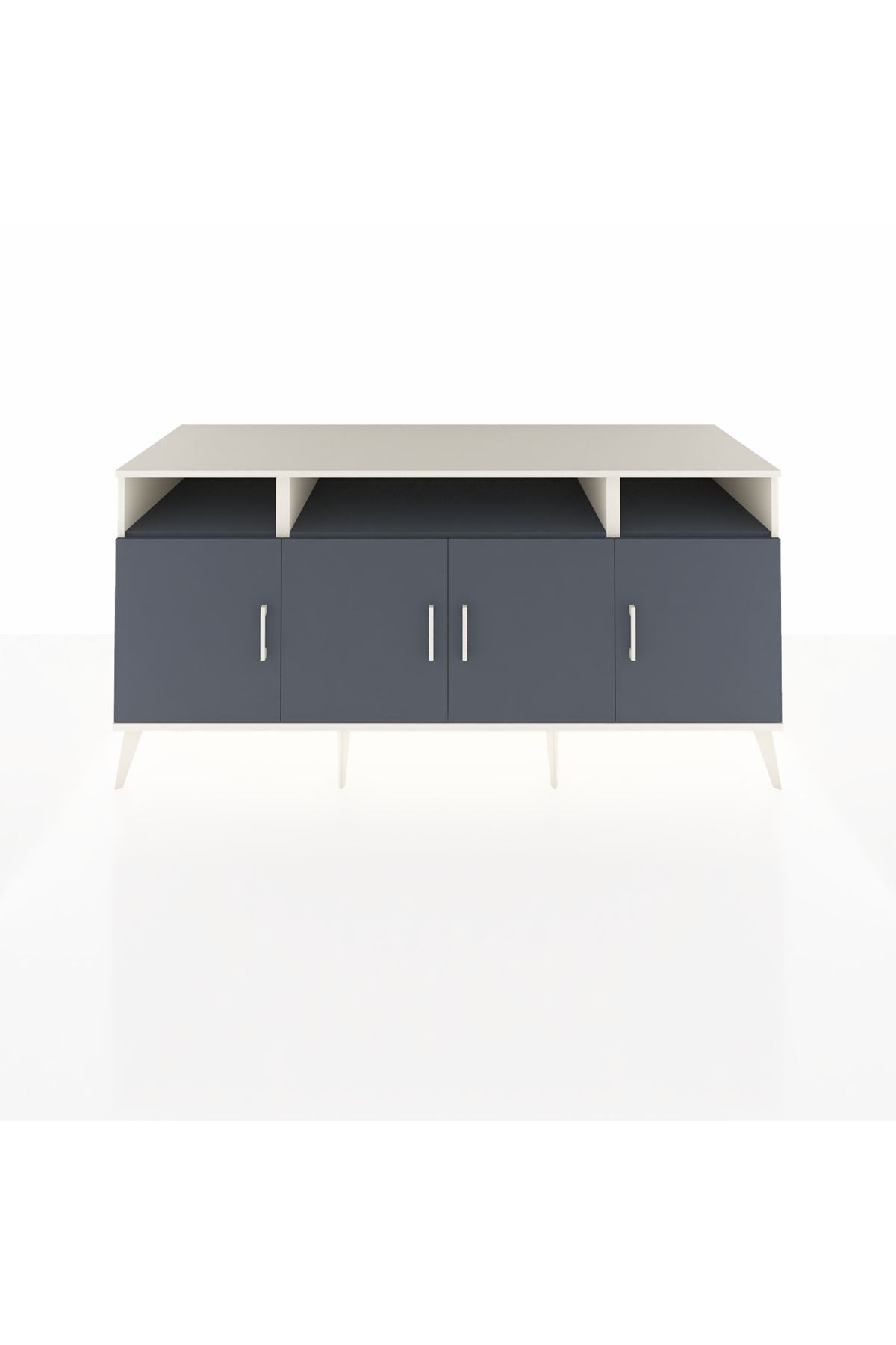 Kronos Konsol 6 Raflı 4 Kapaklı 176x59x83 - S610M010V08C
