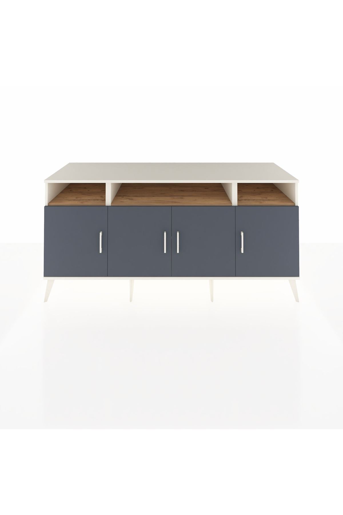 Kronos Konsol 6 Raflı 4 Kapaklı 176x59x83 - S610M010V09C