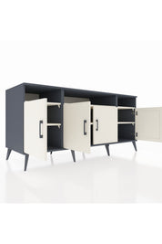 Kronos Konsol 6 Raflı 4 Kapaklı 176x59x83 - S610M010V13C