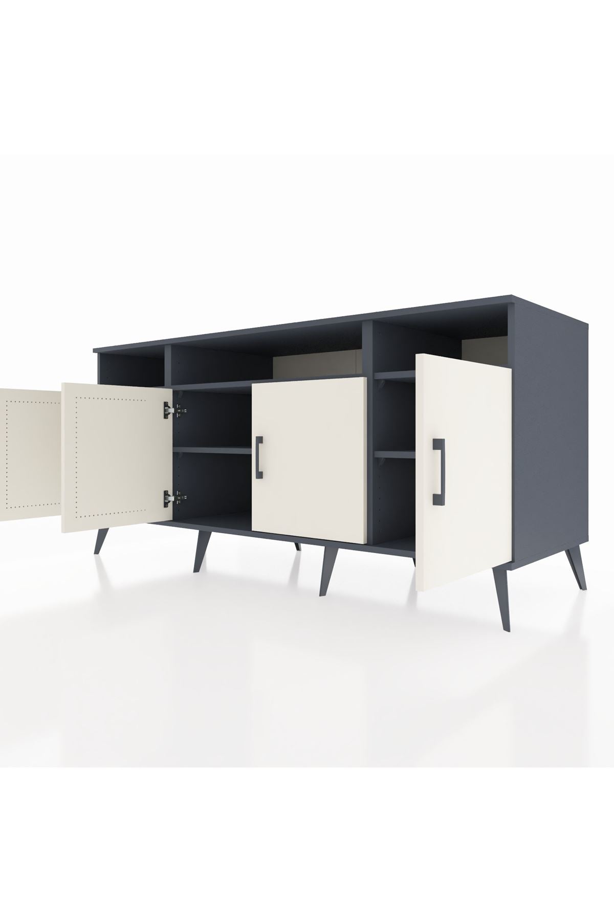 Kronos Konsol 6 Raflı 4 Kapaklı 176x59x83 - S610M010V14C
