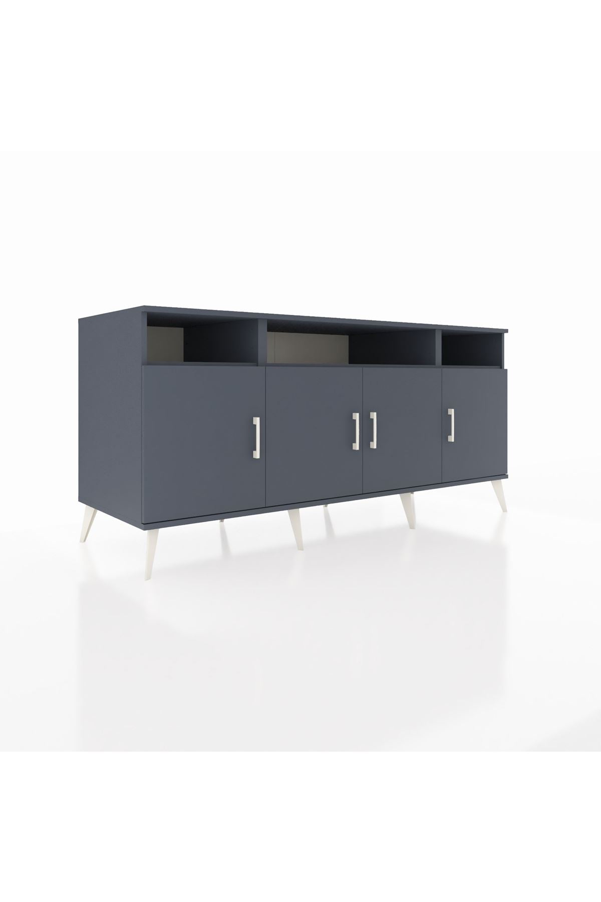 Kronos Konsol 6 Raflı 4 Kapaklı 176x59x83 - S610M010V17C