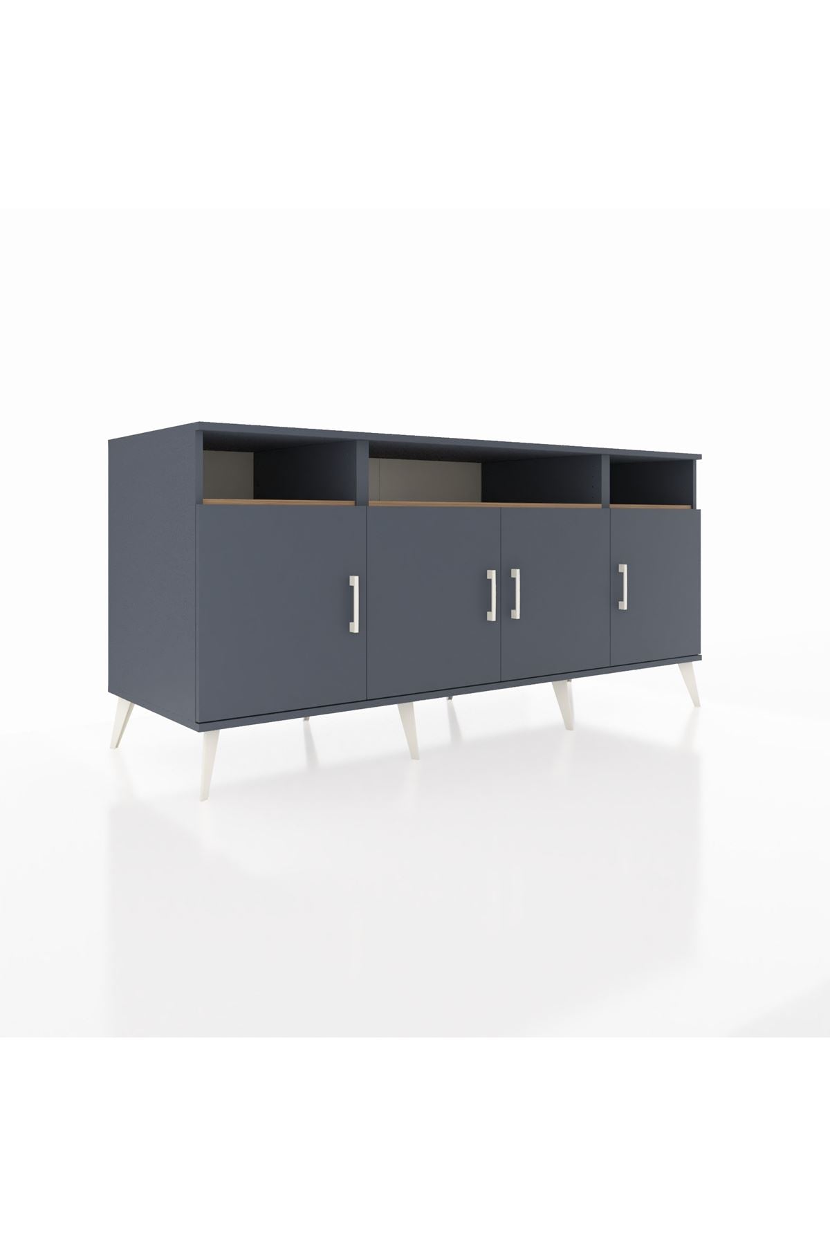 Kronos Konsol 6 Raflı 4 Kapaklı 176x59x83 - S610M010V18C