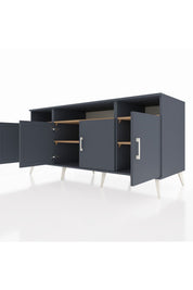 Kronos Konsol 6 Raflı 4 Kapaklı 176x59x83 - S610M010V18C