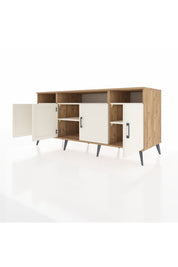 Kronos Konsol 6 Raflı 4 Kapaklı 176x59x83 - S610M010V22C