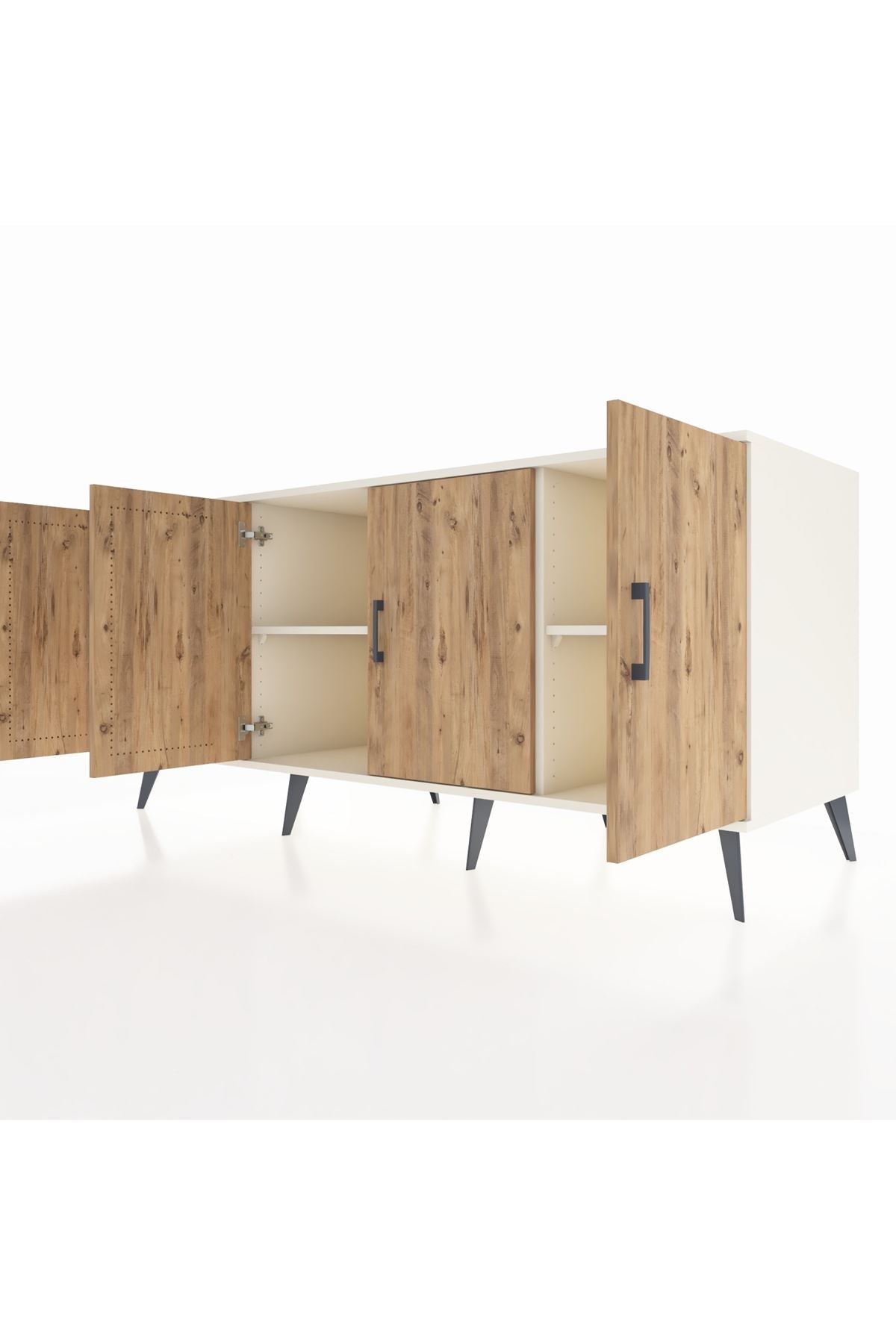 Kronos Konsol 3 Raflı 4 Kapaklı 176x59x83 - S610M011V01C
