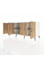 Kronos Konsol 3 Raflı 4 Kapaklı 176x59x83 - S610M011V02C
