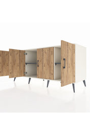 Kronos Konsol 3 Raflı 4 Kapaklı 176x59x83 - S610M011V02C