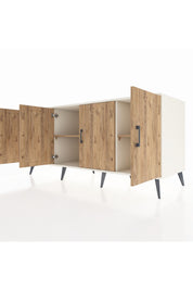Kronos Konsol 3 Raflı 4 Kapaklı 176x59x83 - S610M011V03C
