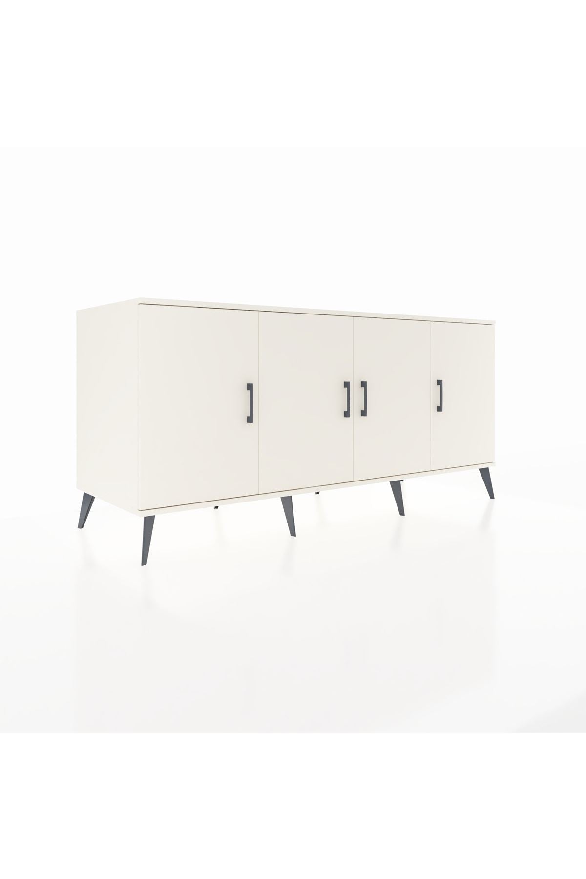 Kronos Konsol 3 Raflı 4 Kapaklı 176x59x83 - S610M011V04C