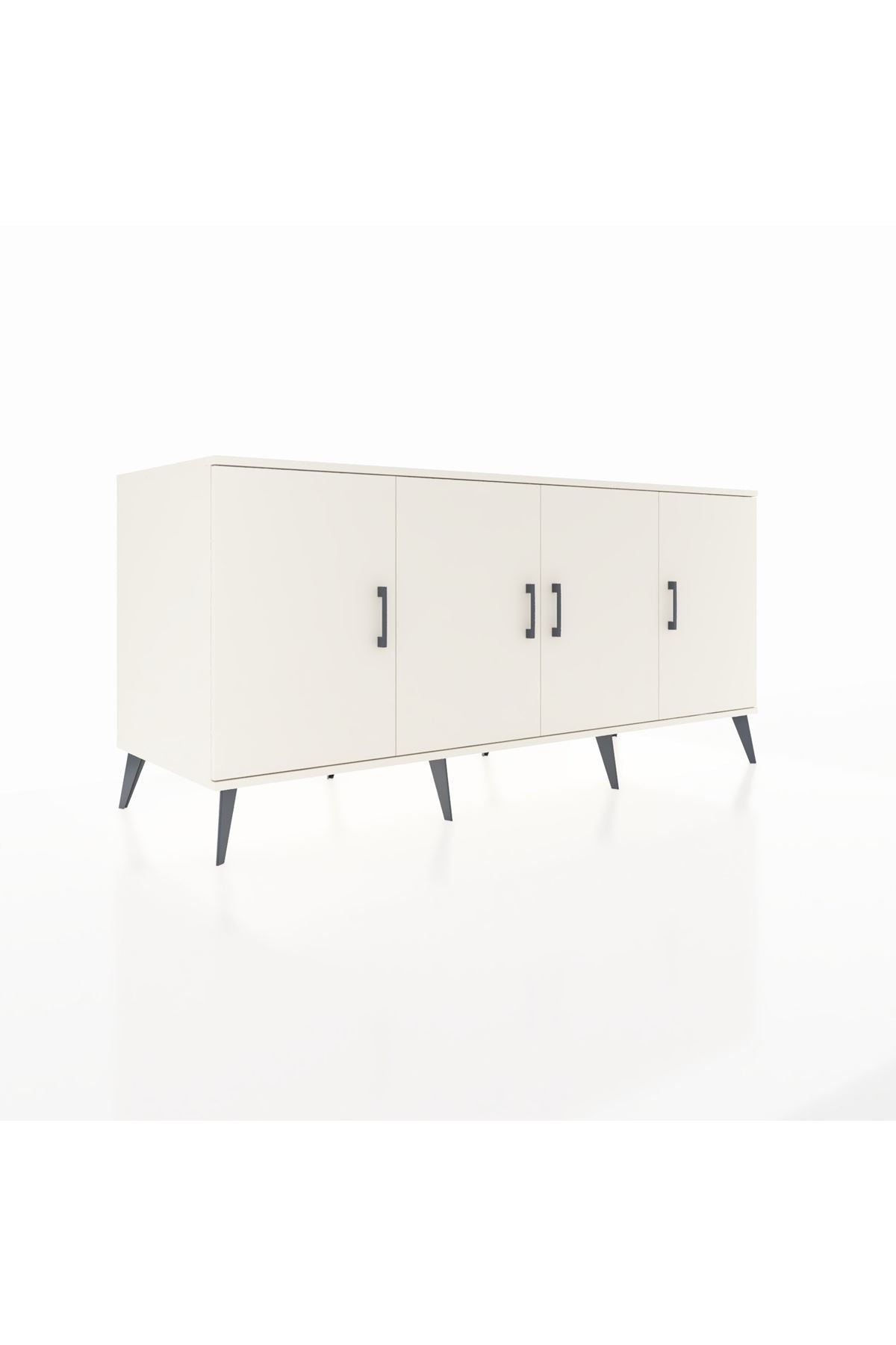 Kronos Konsol 3 Raflı 4 Kapaklı 176x59x83 - S610M011V05C