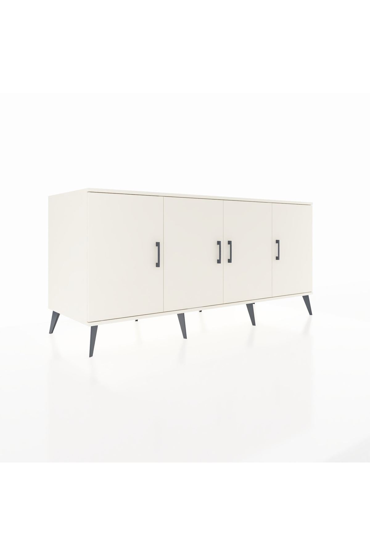 Kronos Konsol 3 Raflı 4 Kapaklı 176x59x83 - S610M011V06C