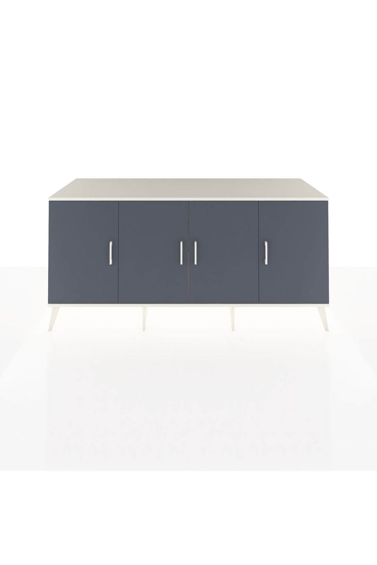 Kronos Konsol 3 Raflı 4 Kapaklı 176x59x83 - S610M011V07C