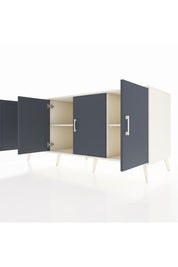 Kronos Konsol 3 Raflı 4 Kapaklı 176x59x83 - S610M011V07C