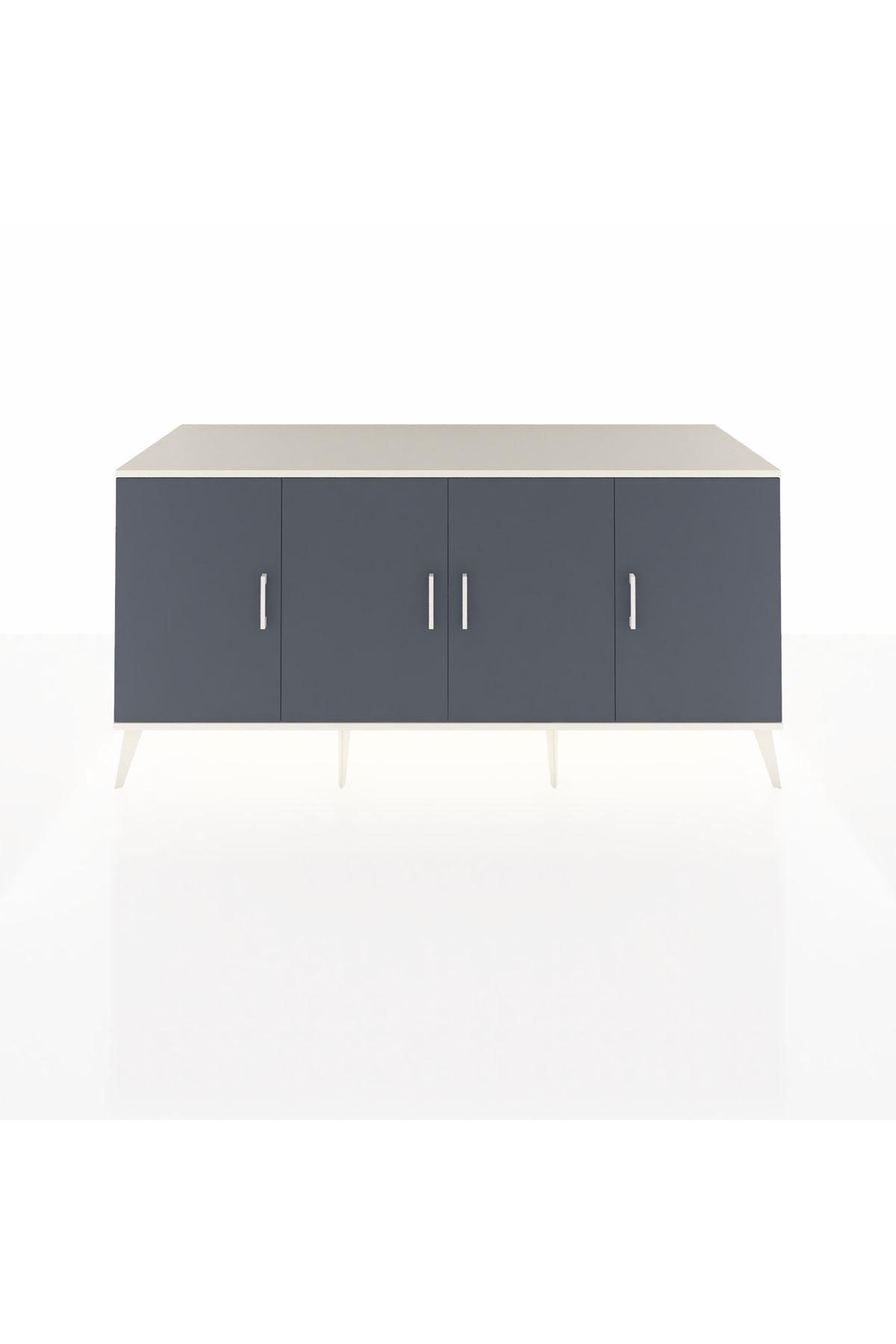 Kronos Konsol 3 Raflı 4 Kapaklı 176x59x83 - S610M011V08C
