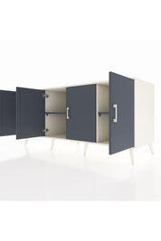 Kronos Konsol 3 Raflı 4 Kapaklı 176x59x83 - S610M011V08C