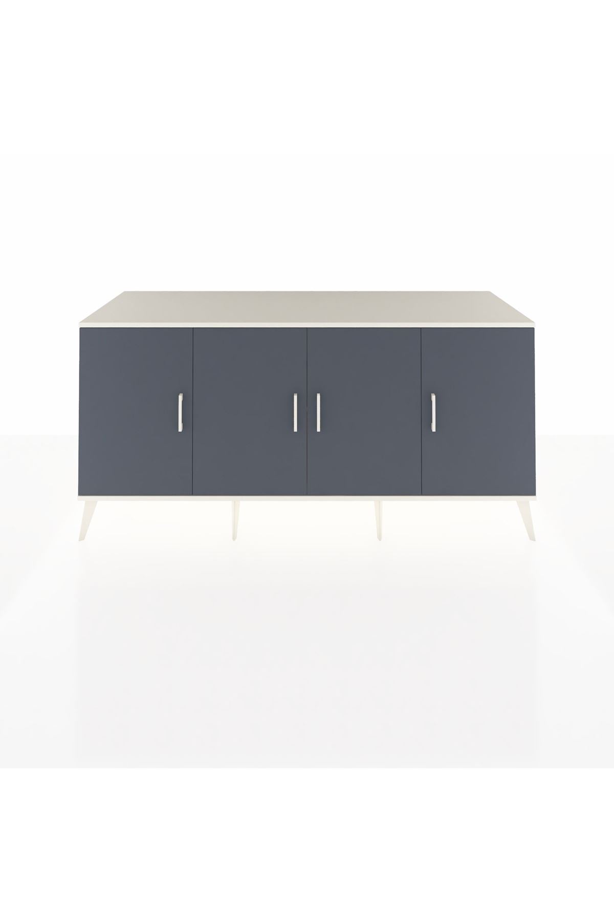 Kronos Konsol 3 Raflı 4 Kapaklı 176x59x83 - S610M011V09C