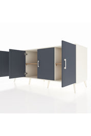Kronos Konsol 3 Raflı 4 Kapaklı 176x59x83 - S610M011V09C
