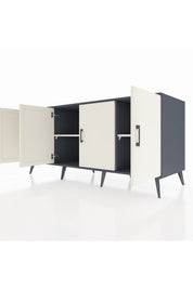 Kronos Konsol 3 Raflı 4 Kapaklı 176x59x83 - S610M011V13C