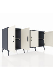 Kronos Konsol 3 Raflı 4 Kapaklı 176x59x83 - S610M011V13C