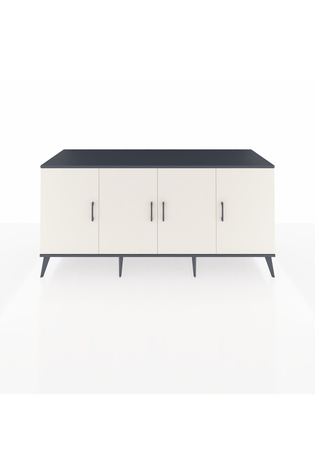 Kronos Konsol 3 Raflı 4 Kapaklı 176x59x83 - S610M011V14C