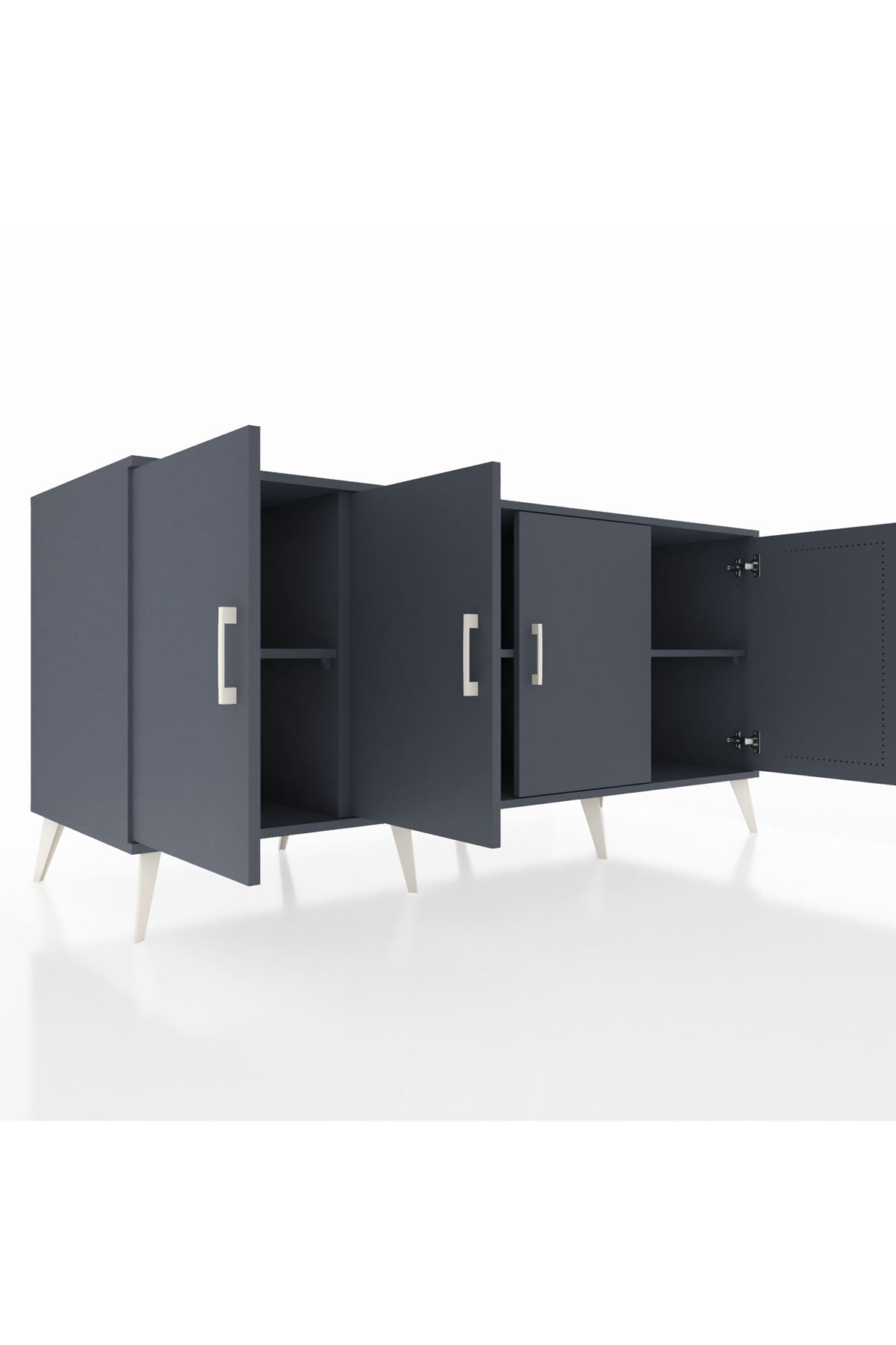 Kronos Konsol 3 Raflı 4 Kapaklı 176x59x83 - S610M011V17C