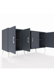 Kronos Konsol 3 Raflı 4 Kapaklı 176x59x83 - S610M011V17C