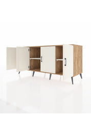 Kronos Konsol 3 Raflı 4 Kapaklı 176x59x83 - S610M011V22C