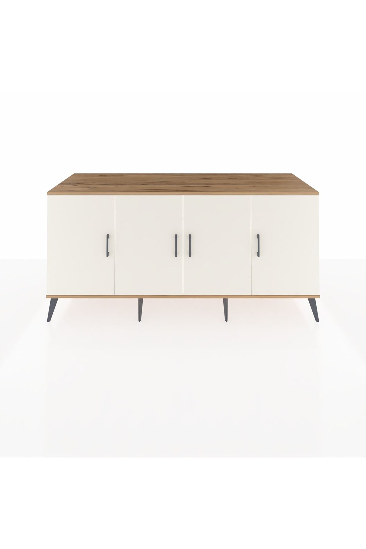 Kronos Konsol 3 Raflı 4 Kapaklı 176x59x83 - S610M011V23C
