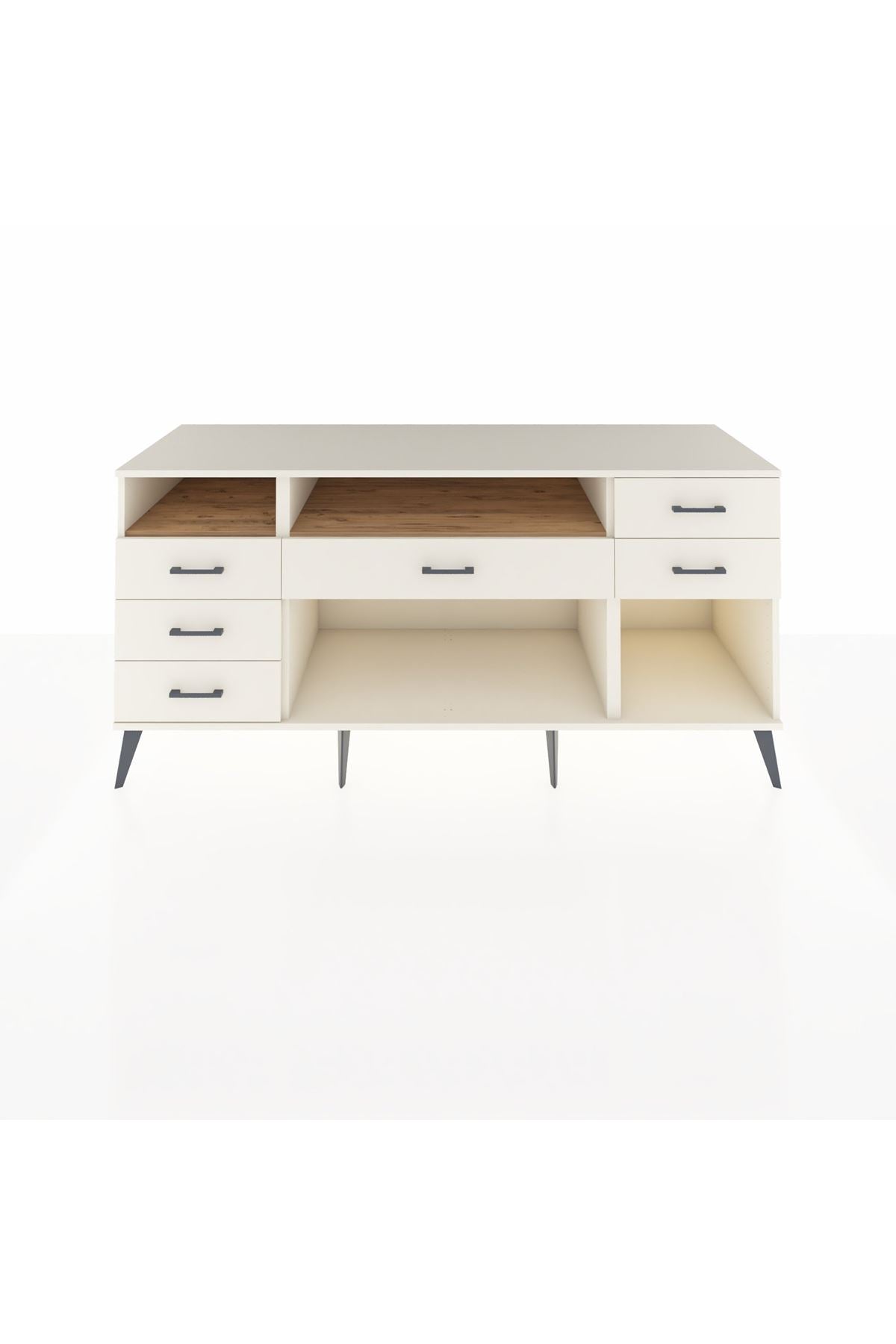 Kronos Konsol 2 Raflı 6 Çekmeceli 176x59x83 - S610M012V01C
