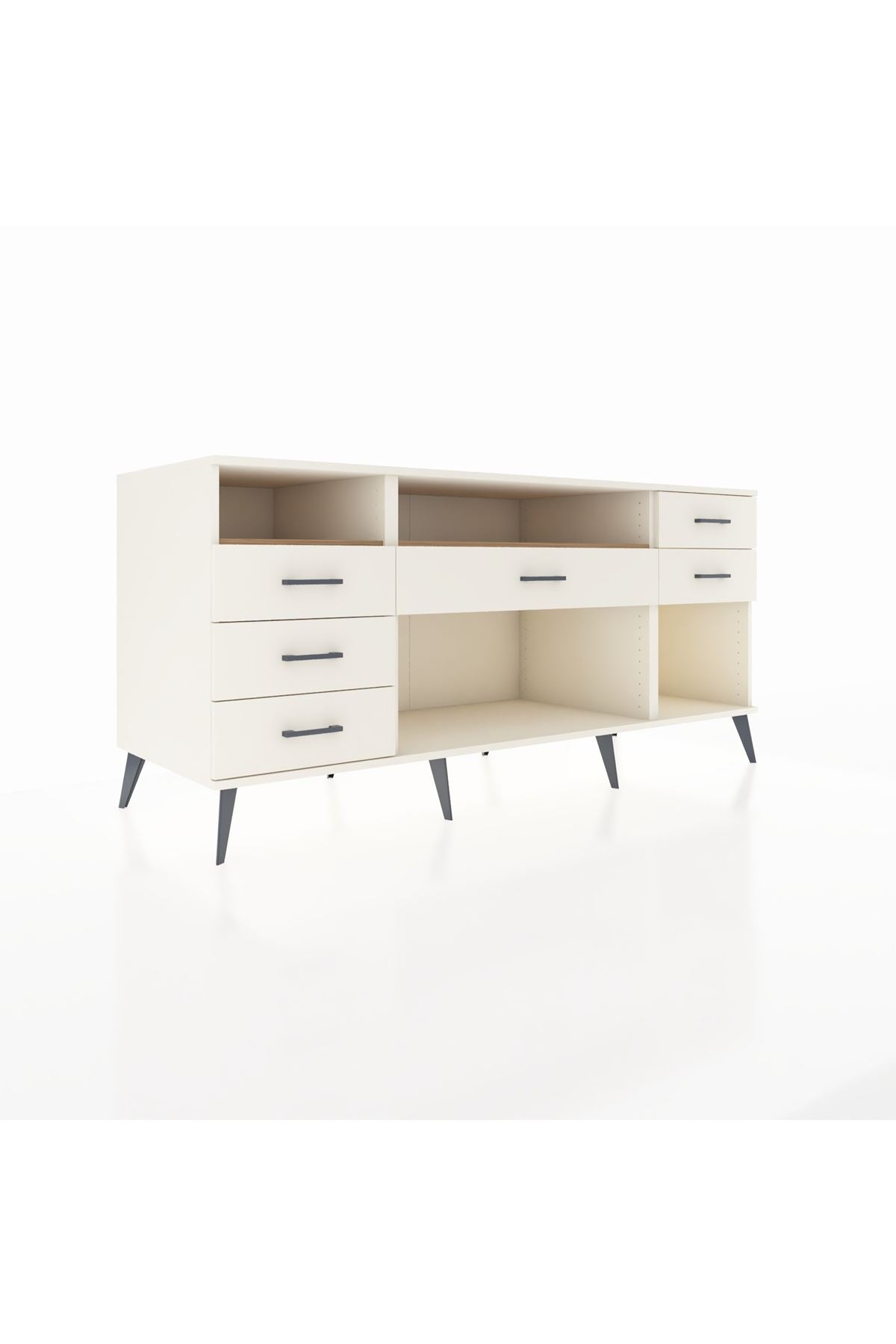 Kronos Konsol 2 Raflı 6 Çekmeceli 176x59x83 - S610M012V01C