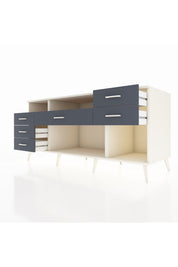 Kronos Konsol 2 Raflı 6 Çekmeceli 176x59x83 - S610M012V02C