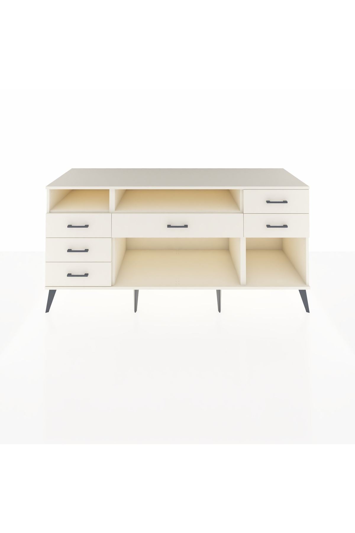 Kronos Konsol 2 Raflı 6 Çekmeceli 176x59x83 - S610M012V04C