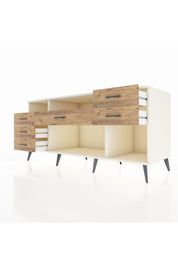 Kronos Konsol 2 Raflı 6 Çekmeceli 176x59x83 - S610M012V06C