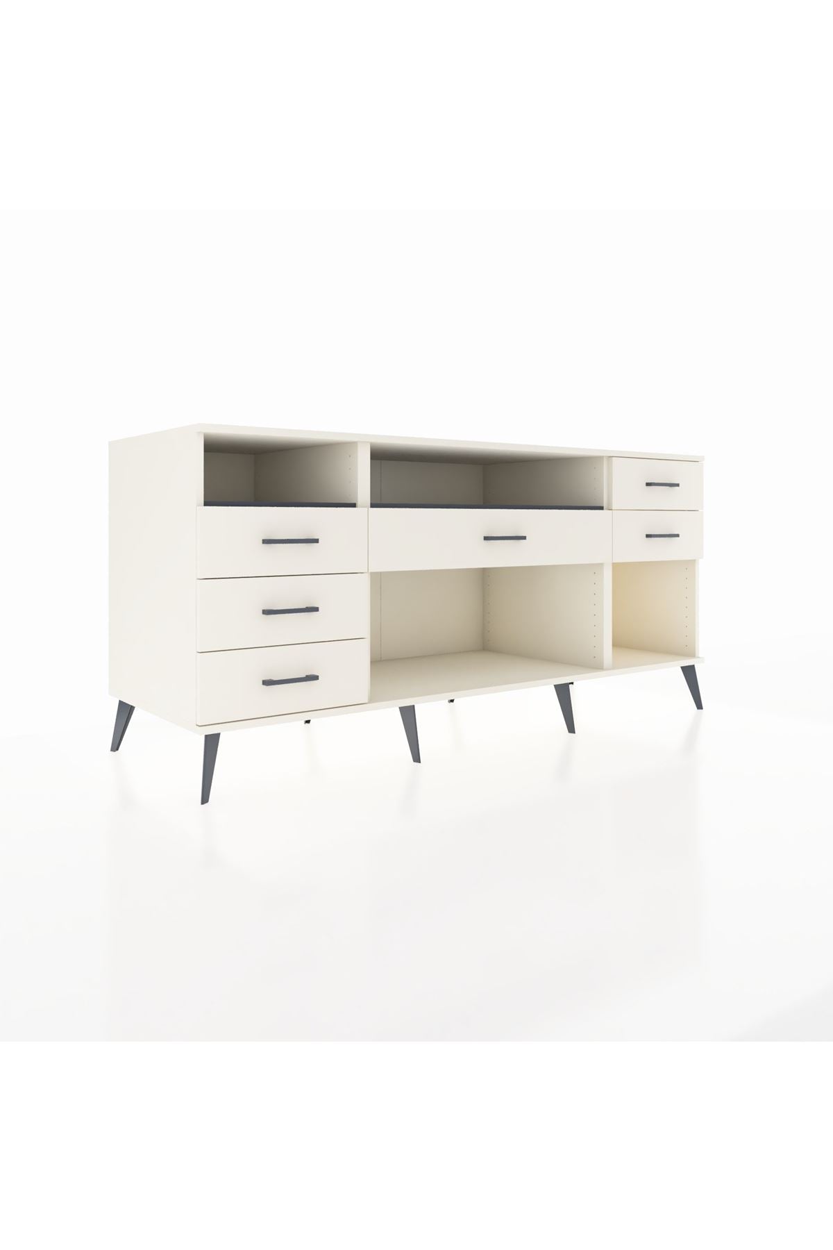 Kronos Konsol 2 Raflı 6 Çekmeceli 176x59x83 - S610M012V07C