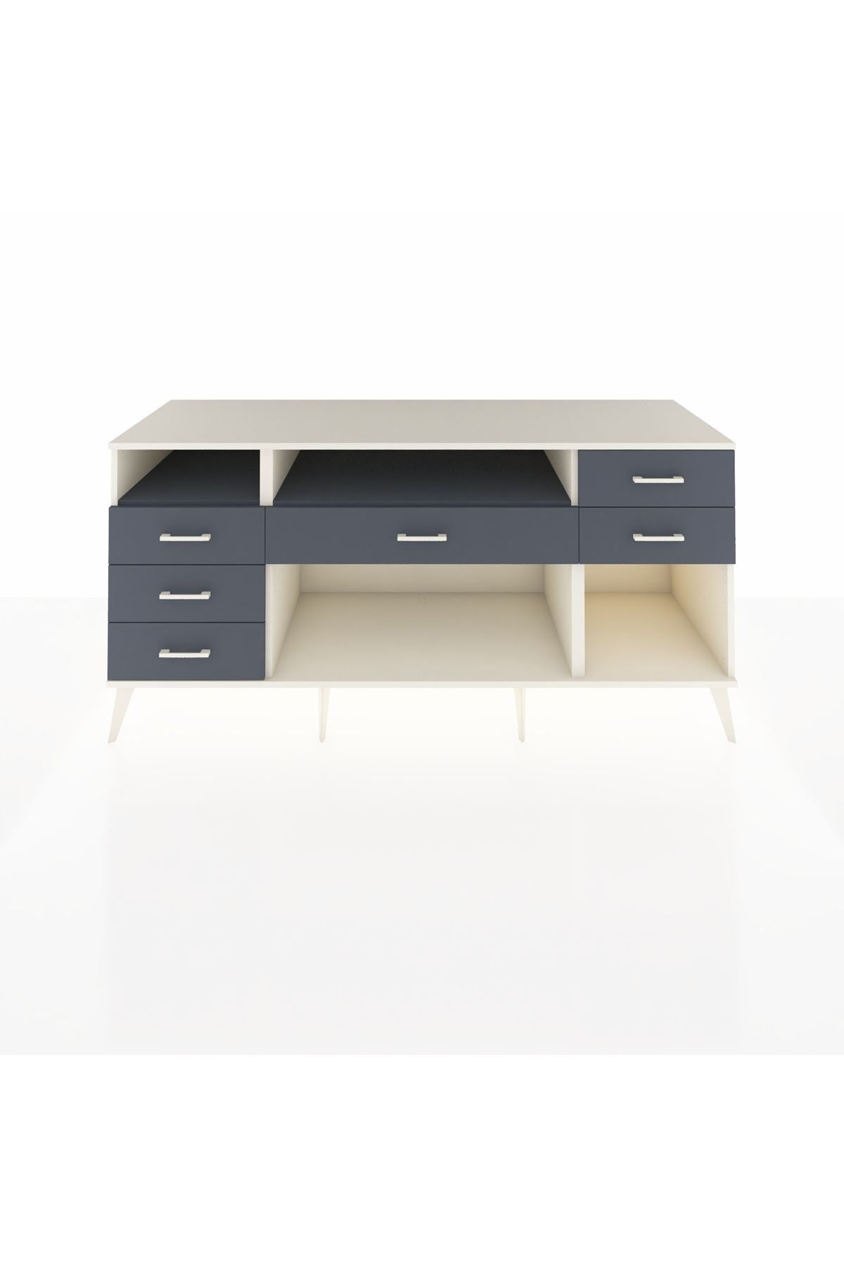Kronos Konsol 2 Raflı 6 Çekmeceli 176x59x83 - S610M012V08C