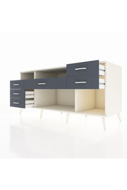 Kronos Konsol 2 Raflı 6 Çekmeceli 176x59x83 - S610M012V08C