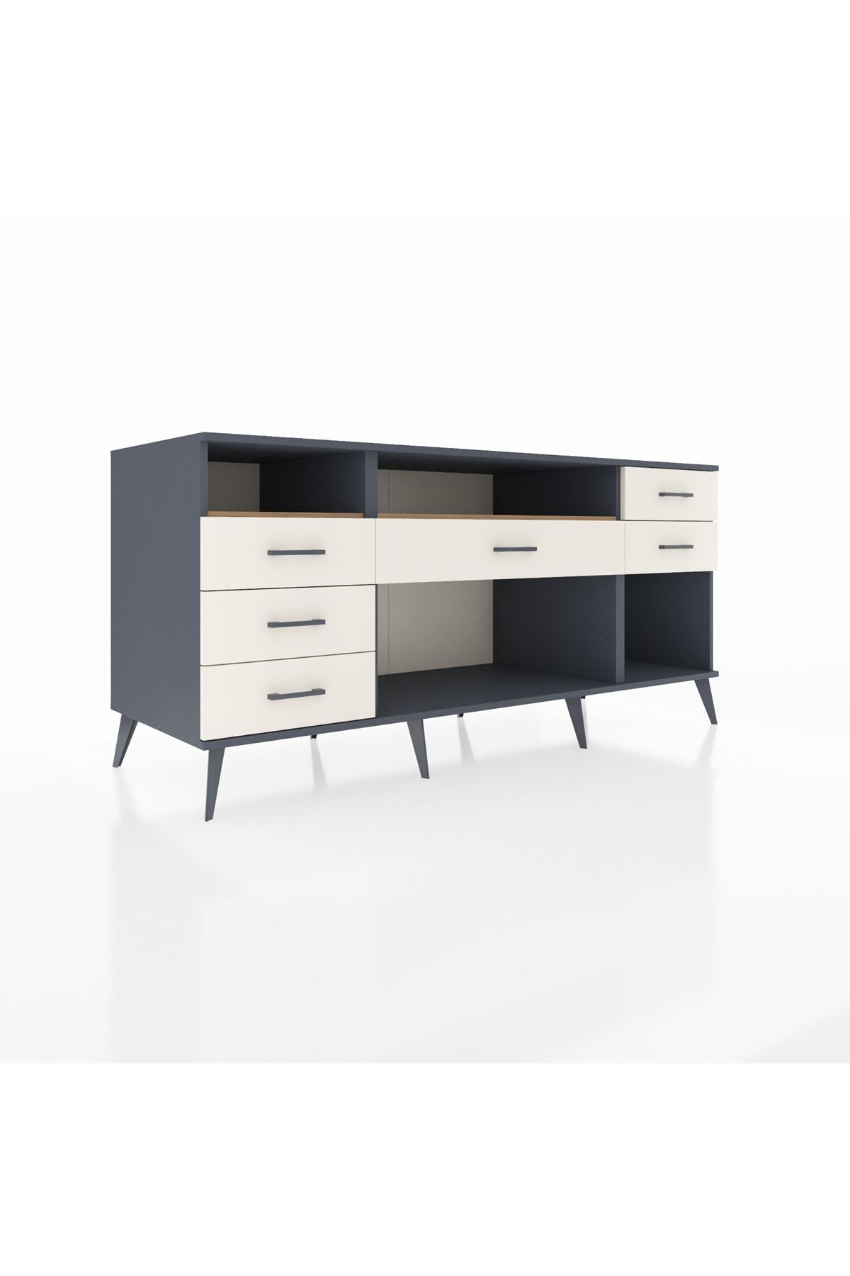 Kronos Konsol 2 Raflı 6 Çekmeceli 176x59x83 - S610M012V10C