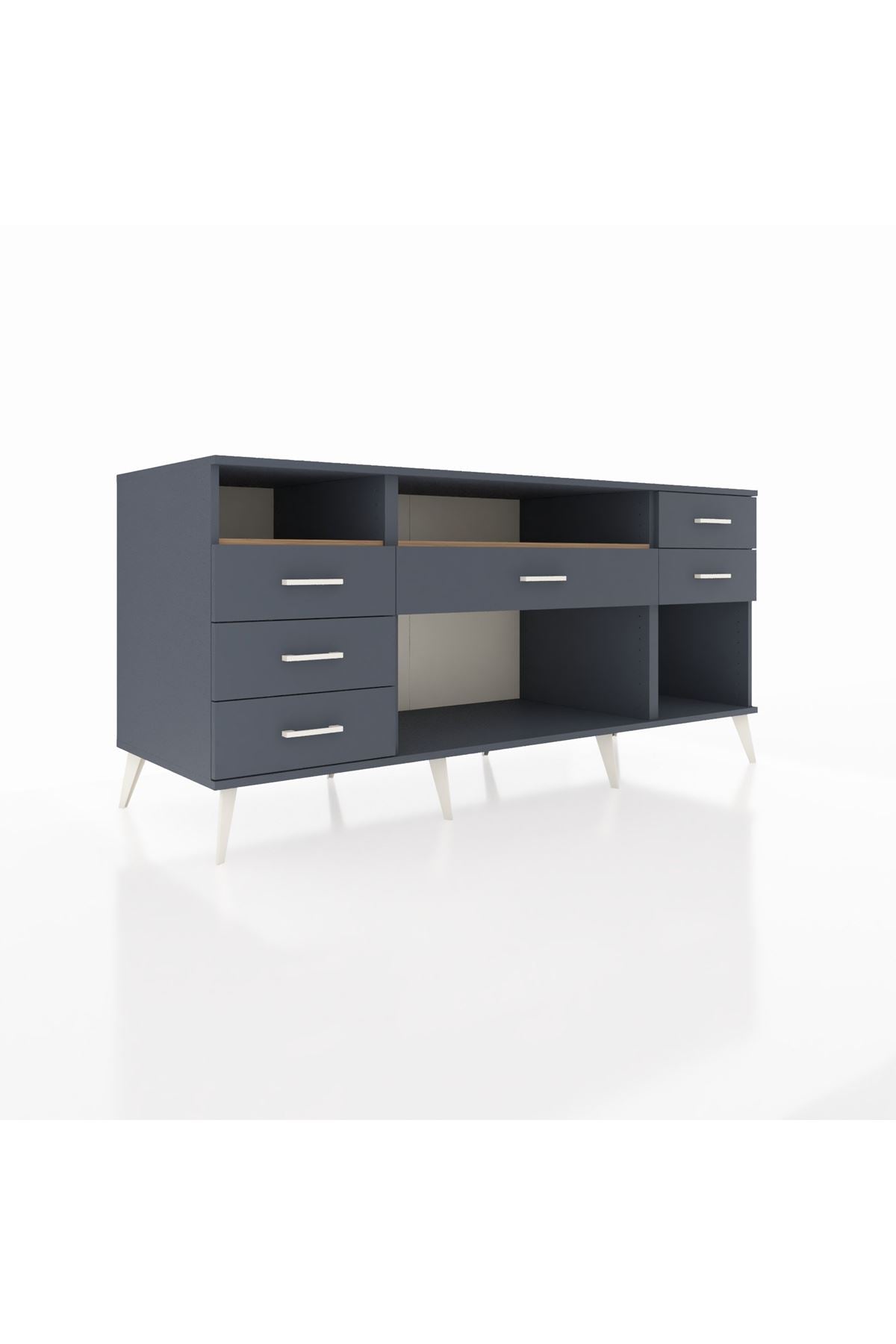 Kronos Konsol 2 Raflı 6 Çekmeceli 176x59x83 - S610M012V11C