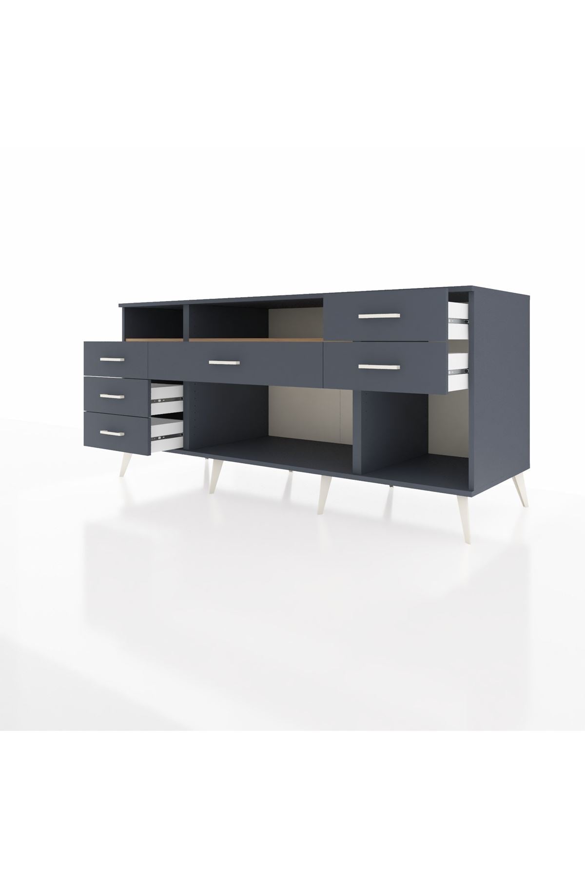 Kronos Konsol 2 Raflı 6 Çekmeceli 176x59x83 - S610M012V11C