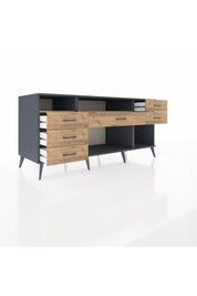 Kronos Konsol 2 Raflı 6 Çekmeceli 176x59x83 - S610M012V12C