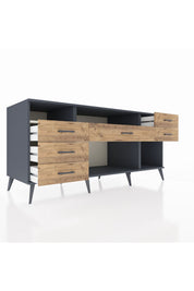 Kronos Konsol 2 Raflı 6 Çekmeceli 176x59x83 - S610M012V15C