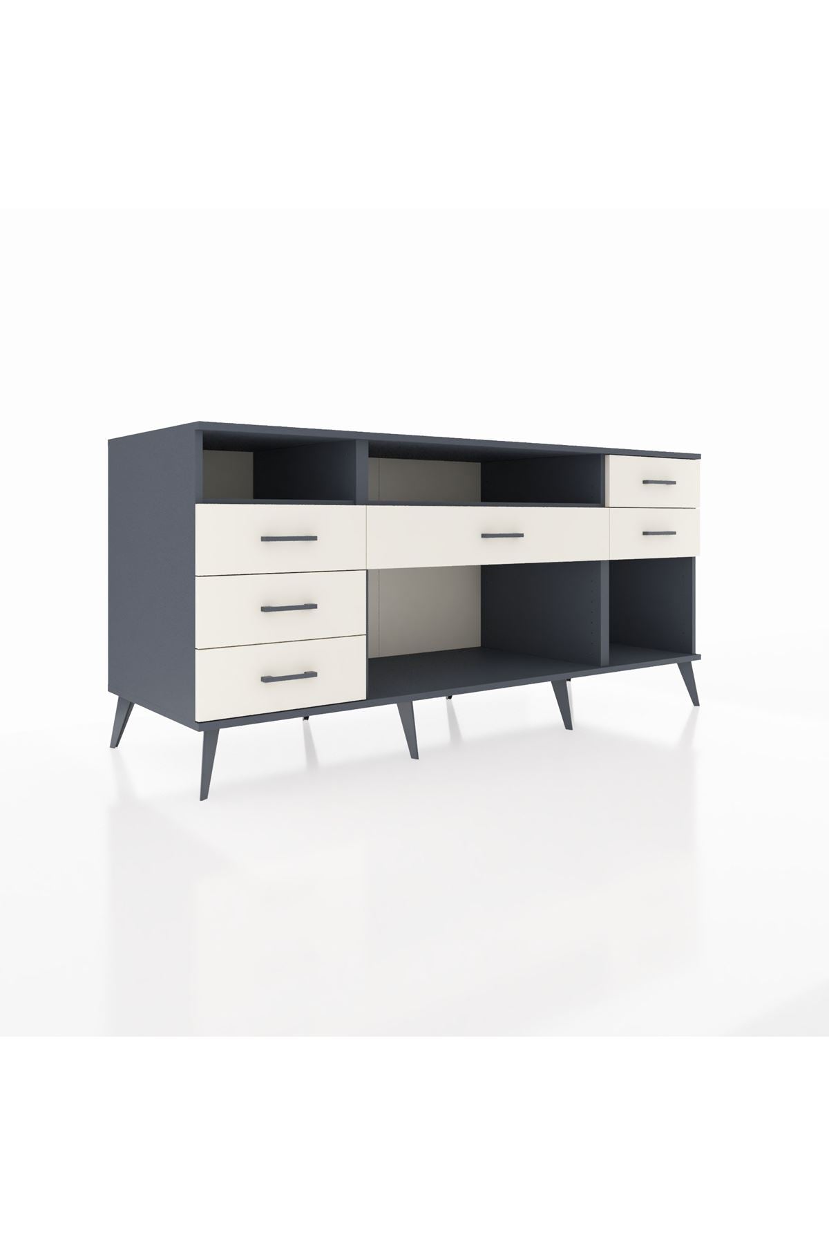 Kronos Konsol 2 Raflı 6 Çekmeceli 176x59x83 - S610M012V16C