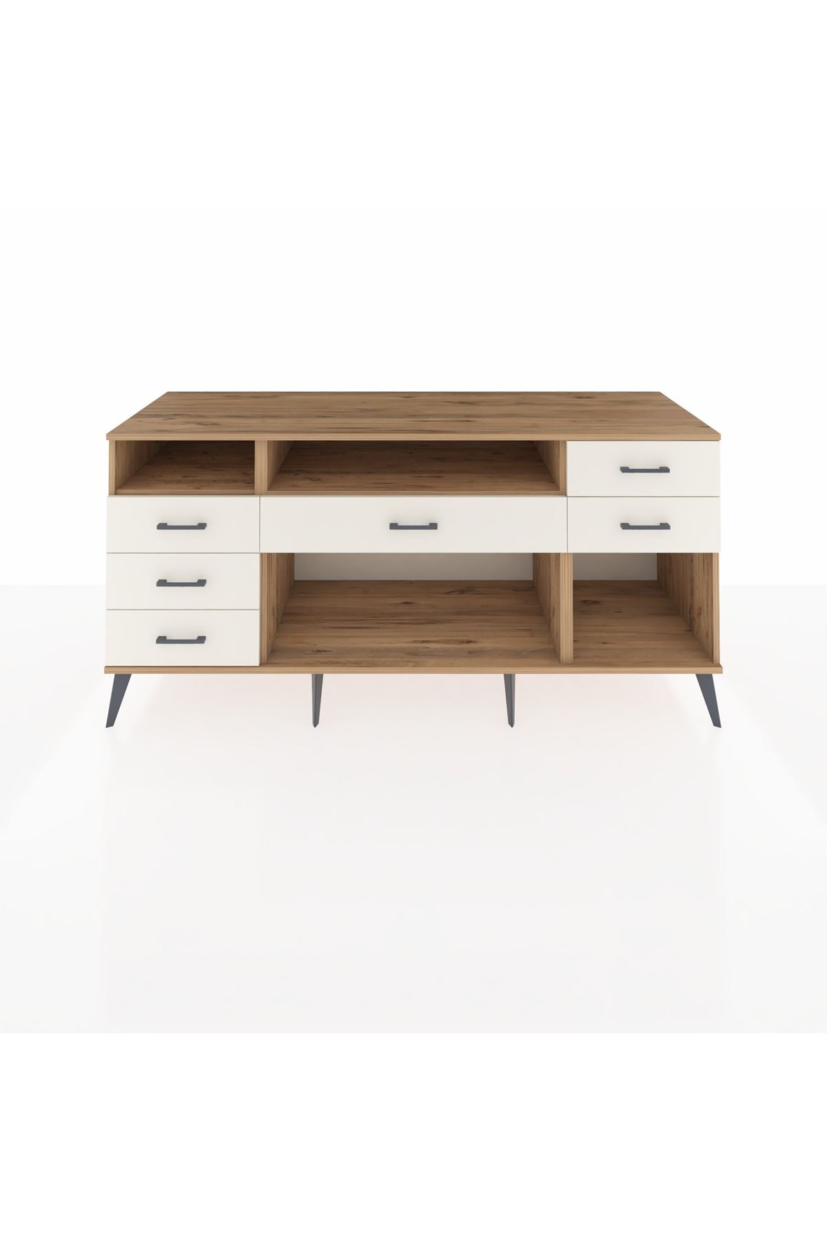 Kronos Konsol 2 Raflı 6 Çekmeceli 176x59x83 - S610M012V19C