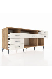 Kronos Konsol 2 Raflı 6 Çekmeceli 176x59x83 - S610M012V19C